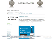 Tablet Screenshot of numismatico.wordpress.com