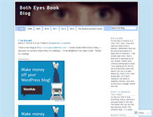Tablet Screenshot of botheyes.wordpress.com
