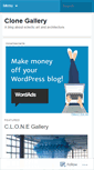 Mobile Screenshot of clonegallery.wordpress.com