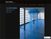 Tablet Screenshot of clonegallery.wordpress.com