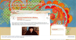 Desktop Screenshot of juliajustgotcreative.wordpress.com