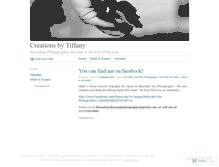 Tablet Screenshot of creationsbytiffanyhess.wordpress.com