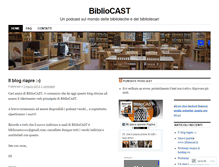 Tablet Screenshot of bibliocast.wordpress.com