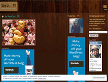 Tablet Screenshot of frienz.wordpress.com