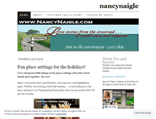Tablet Screenshot of nancynaigle.wordpress.com