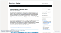 Desktop Screenshot of omnivorecap.wordpress.com