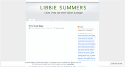 Desktop Screenshot of libbiesummers.wordpress.com