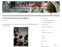 Tablet Screenshot of cewekseksiindonesia.wordpress.com