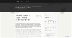 Desktop Screenshot of alexblaikie.wordpress.com