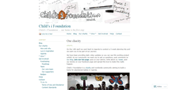 Desktop Screenshot of childsifoundation.wordpress.com