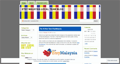 Desktop Screenshot of etsymalaysia.wordpress.com