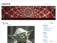 Tablet Screenshot of jupitercity.wordpress.com