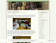 Tablet Screenshot of knitwhimsy.wordpress.com