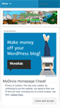 Mobile Screenshot of mydinos.wordpress.com
