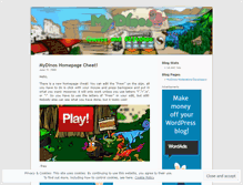 Tablet Screenshot of mydinos.wordpress.com