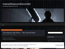 Tablet Screenshot of manwithasoundrecorder.wordpress.com