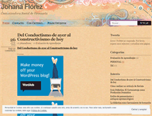 Tablet Screenshot of johanaflorez.wordpress.com
