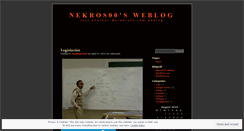 Desktop Screenshot of nekros00.wordpress.com