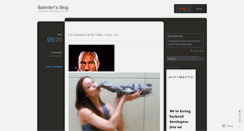 Desktop Screenshot of batmite1.wordpress.com