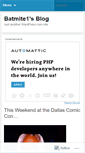 Mobile Screenshot of batmite1.wordpress.com