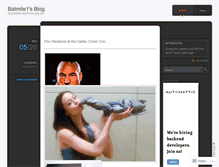 Tablet Screenshot of batmite1.wordpress.com