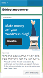 Mobile Screenshot of ethiopianobserver.wordpress.com