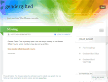 Tablet Screenshot of gendergifted.wordpress.com