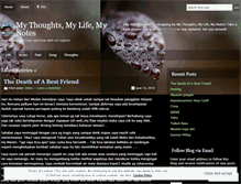 Tablet Screenshot of mythoughtslifenote.wordpress.com