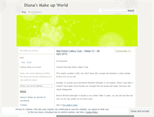 Tablet Screenshot of dianasmakeupworld.wordpress.com