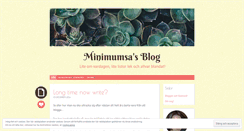 Desktop Screenshot of minimumsa.wordpress.com