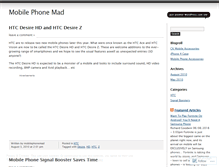 Tablet Screenshot of mobilephonemad.wordpress.com