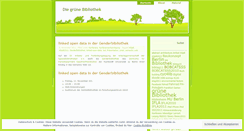 Desktop Screenshot of gruenebibliothek.wordpress.com