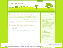 Tablet Screenshot of gruenebibliothek.wordpress.com
