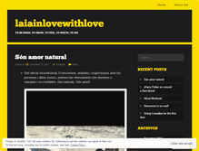 Tablet Screenshot of laiainlovewithlove.wordpress.com