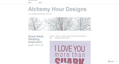 Desktop Screenshot of alchemyhourdesigns.wordpress.com