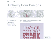 Tablet Screenshot of alchemyhourdesigns.wordpress.com