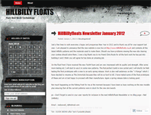 Tablet Screenshot of hillbillyfloats.wordpress.com