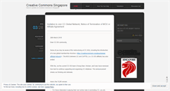 Desktop Screenshot of creativecommonssingapore.wordpress.com