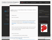 Tablet Screenshot of creativecommonssingapore.wordpress.com