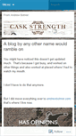 Mobile Screenshot of caskstrength.wordpress.com