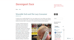 Desktop Screenshot of davenportface.wordpress.com