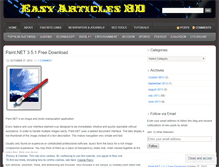 Tablet Screenshot of easyarticlesbd.wordpress.com