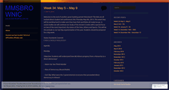 Desktop Screenshot of mmsbrownic.wordpress.com