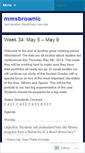Mobile Screenshot of mmsbrownic.wordpress.com
