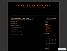 Tablet Screenshot of cuteyeticheats.wordpress.com