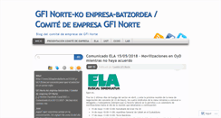Desktop Screenshot of comitegfinorte.wordpress.com