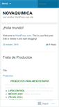 Mobile Screenshot of novaquimica1.wordpress.com