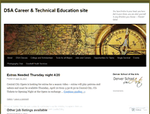 Tablet Screenshot of dsathefuture.wordpress.com