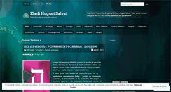 Desktop Screenshot of eladihuguet.wordpress.com