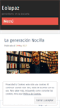 Mobile Screenshot of eolapaz.wordpress.com